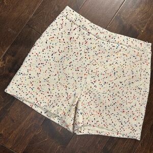 Express Cream High Waist Shorts